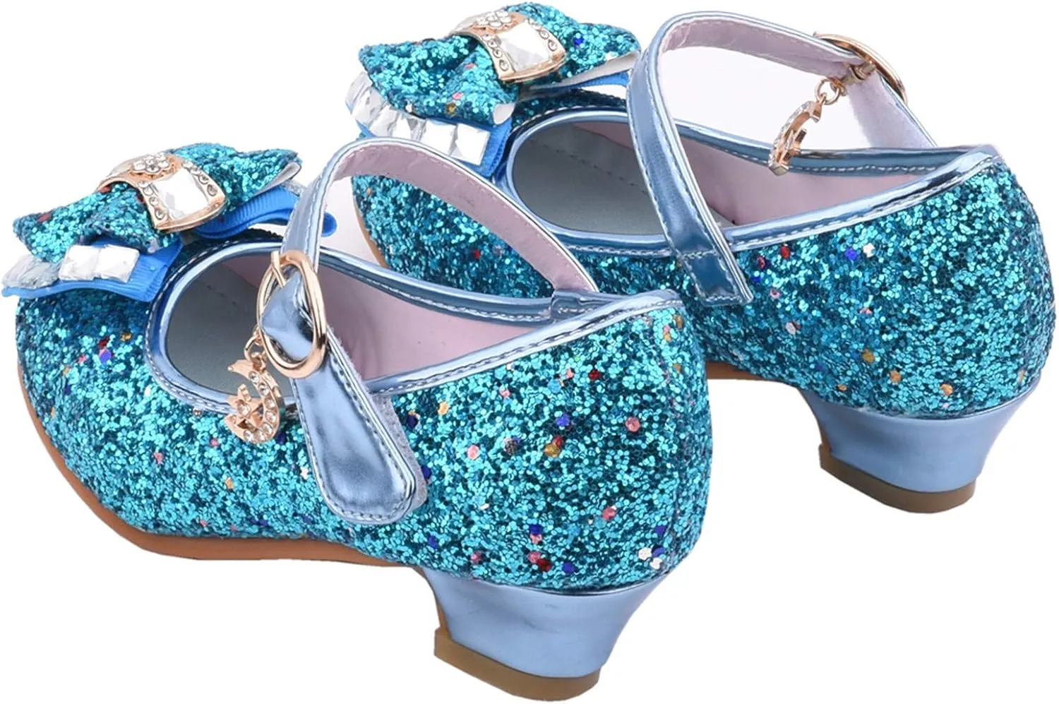 Toddler Dress Shoes,Girls Pearl Sandals Bling Bowknot Kids Infant Shoes Crystal Baby Princess Shoes 4-13 Years