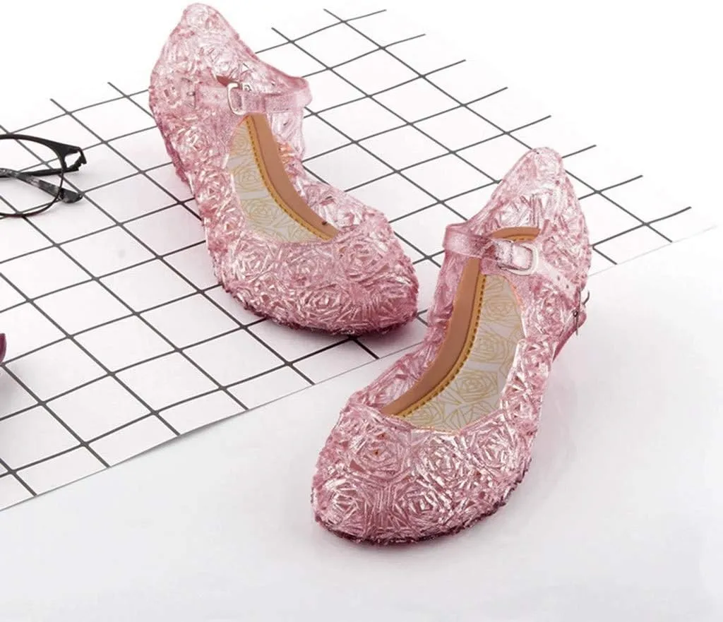 Toddler Dress Shoes,Kids Girls Sandals Wedge Cosplay Party Princess Shoes Infant Baby Shoes Kawaii Shoes