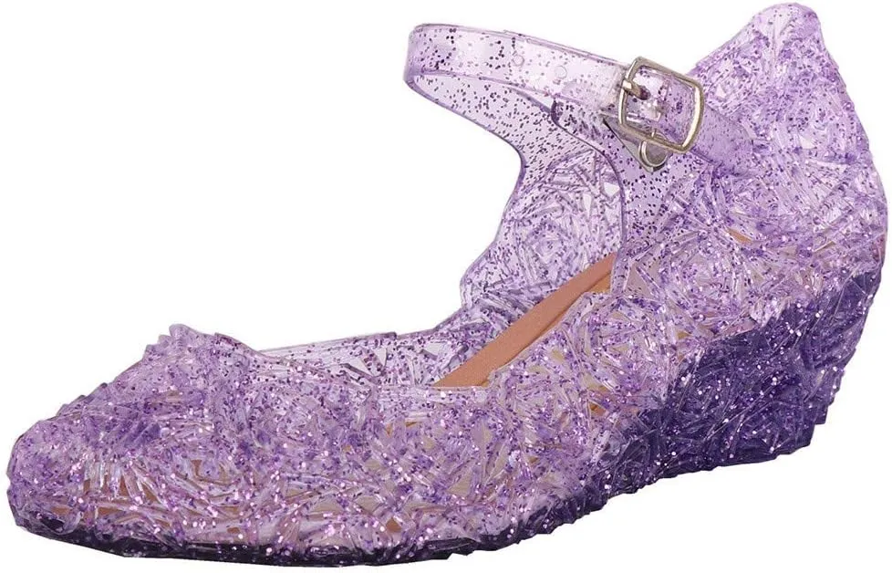 Toddler Dress Shoes,Kids Girls Sandals Wedge Cosplay Party Princess Shoes Infant Baby Shoes Kawaii Shoes
