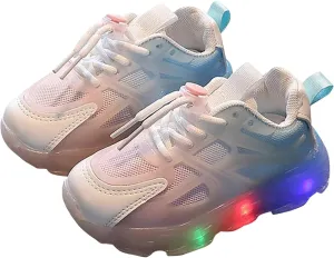 Toddler Sneakers,Kids Baby Boys Girls Led Light Sport Shoes Children Mesh Luminous Running Sneakers Shoes
