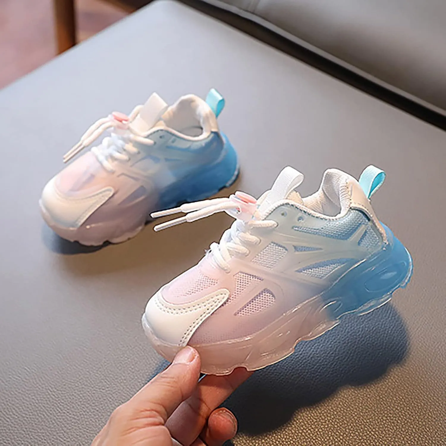 Toddler Sneakers,Kids Baby Boys Girls Led Light Sport Shoes Children Mesh Luminous Running Sneakers Shoes