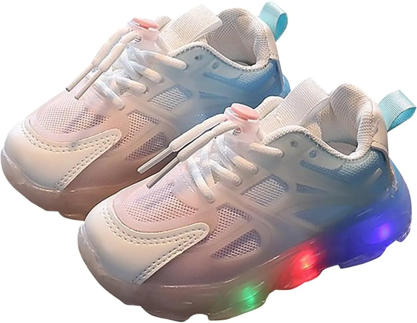 Toddler Sneakers,Kids Baby Boys Girls Led Light Sport Shoes Children Mesh Luminous Running Sneakers Shoes