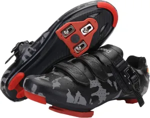 Unisex Cycling Shoes Compatible with pelaton Indoor Road Bike Riding Shoes for Men and Women Delta Cleats Clip Outdoor Pedal