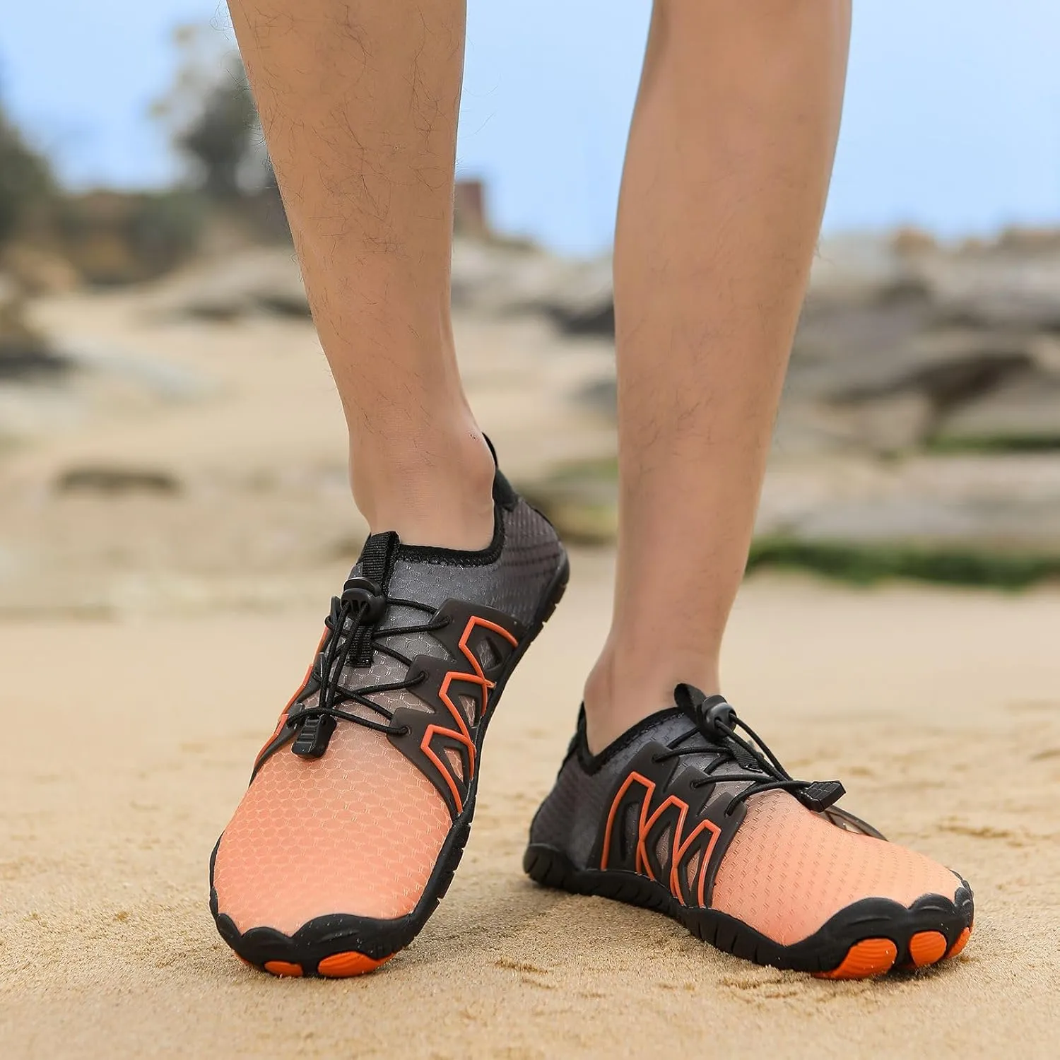 Unsex Water Shoes Barefoot Shoes Quick Dry Hiking Shoe Lightweight Swim Sport Shoe Walking Athletic Running Sneaker