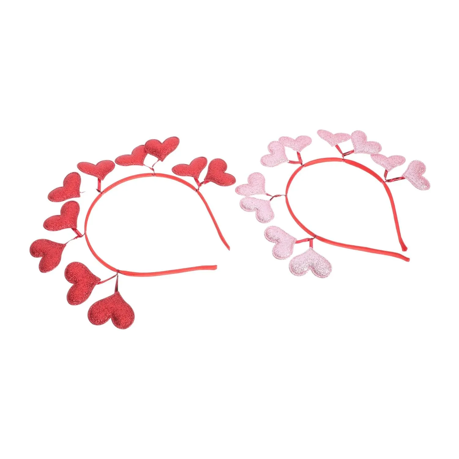 Valentines Day Headband Love Heart Hairband Fashion Hair Clip Black Headband Party Hair Decor Random Color