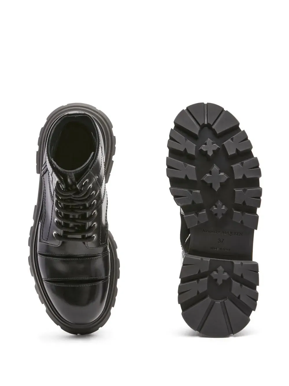 Wander cut-out combat boots