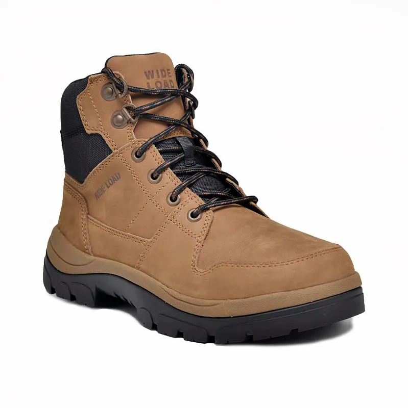 Wide Load 590TZN Casual Taupe 6 Inch Soft Toe Zip Boot