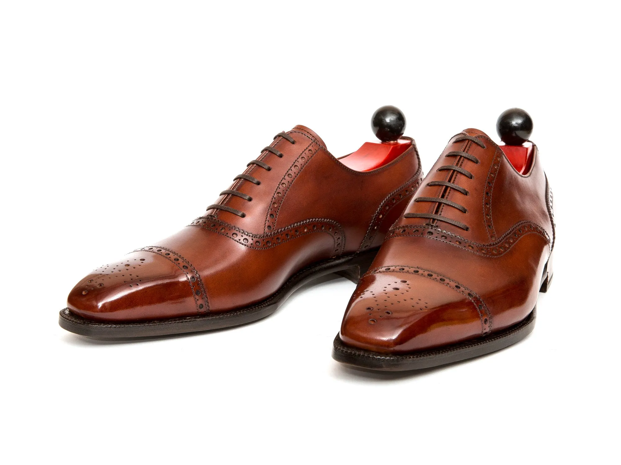 Auburn Calf Windermere Boots on MGF Last with Single Leather Sole