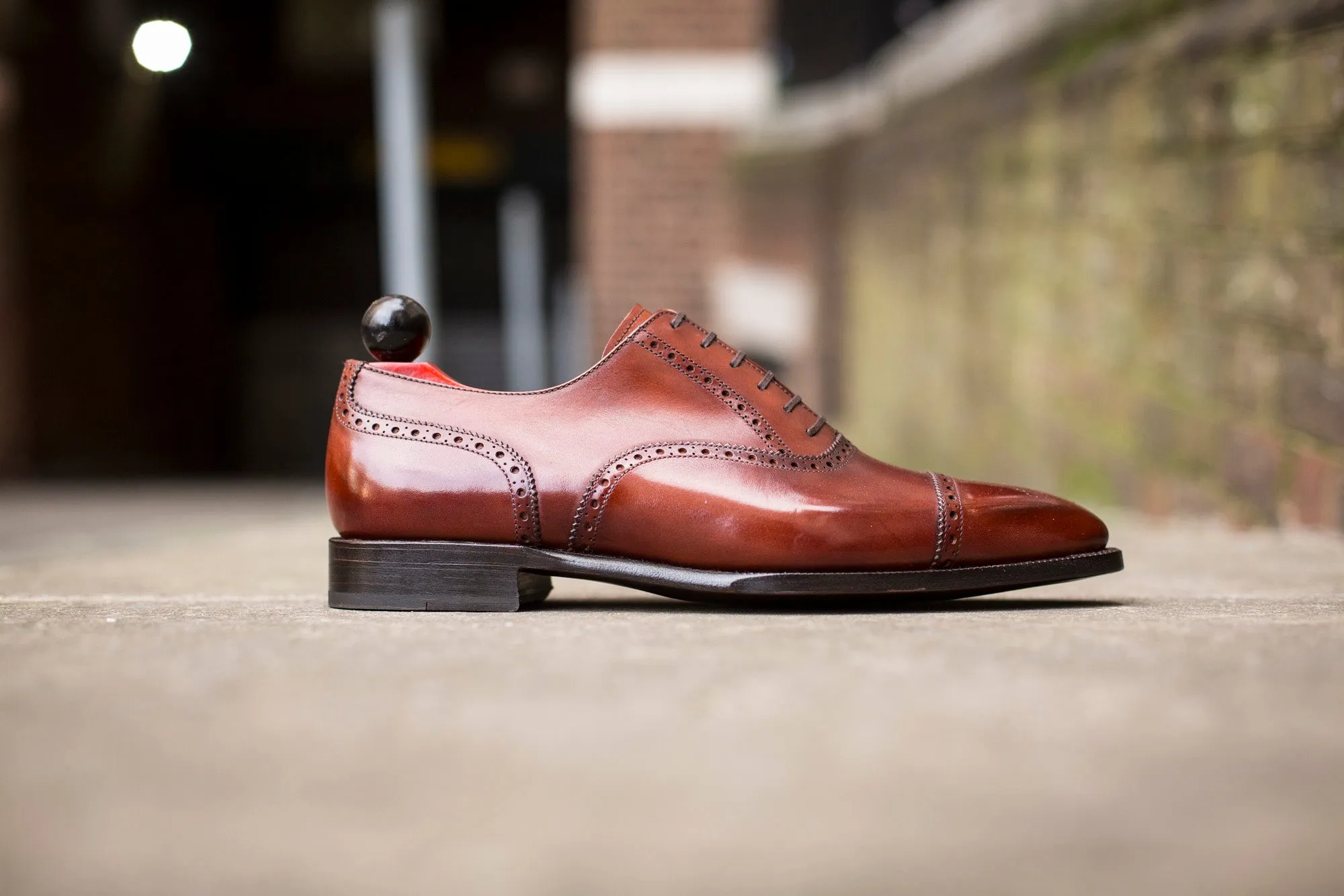 Auburn Calf Windermere Boots on MGF Last with Single Leather Sole