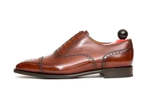 Auburn Calf Windermere Boots on MGF Last with Single Leather Sole