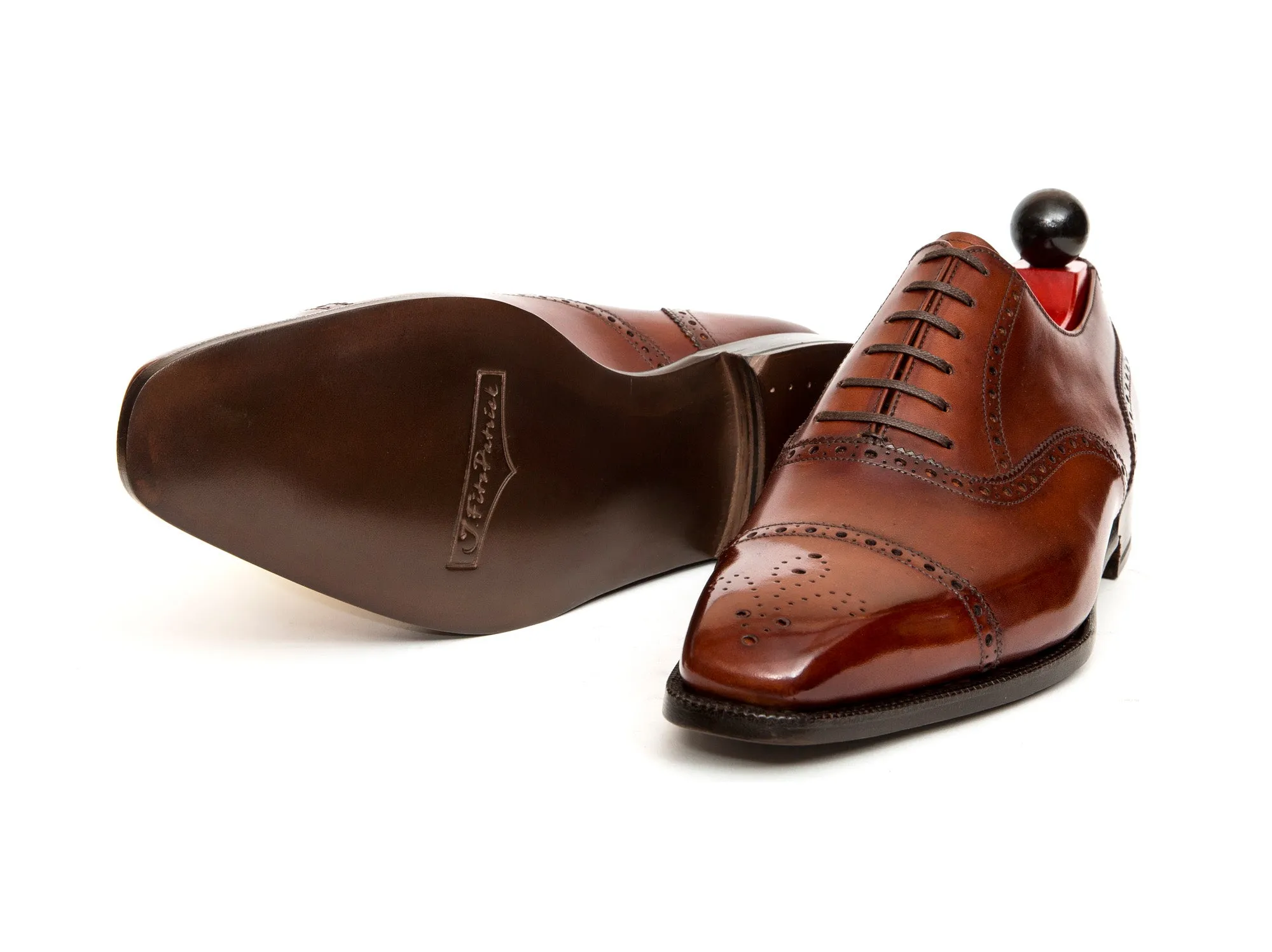 Auburn Calf Windermere Boots on MGF Last with Single Leather Sole