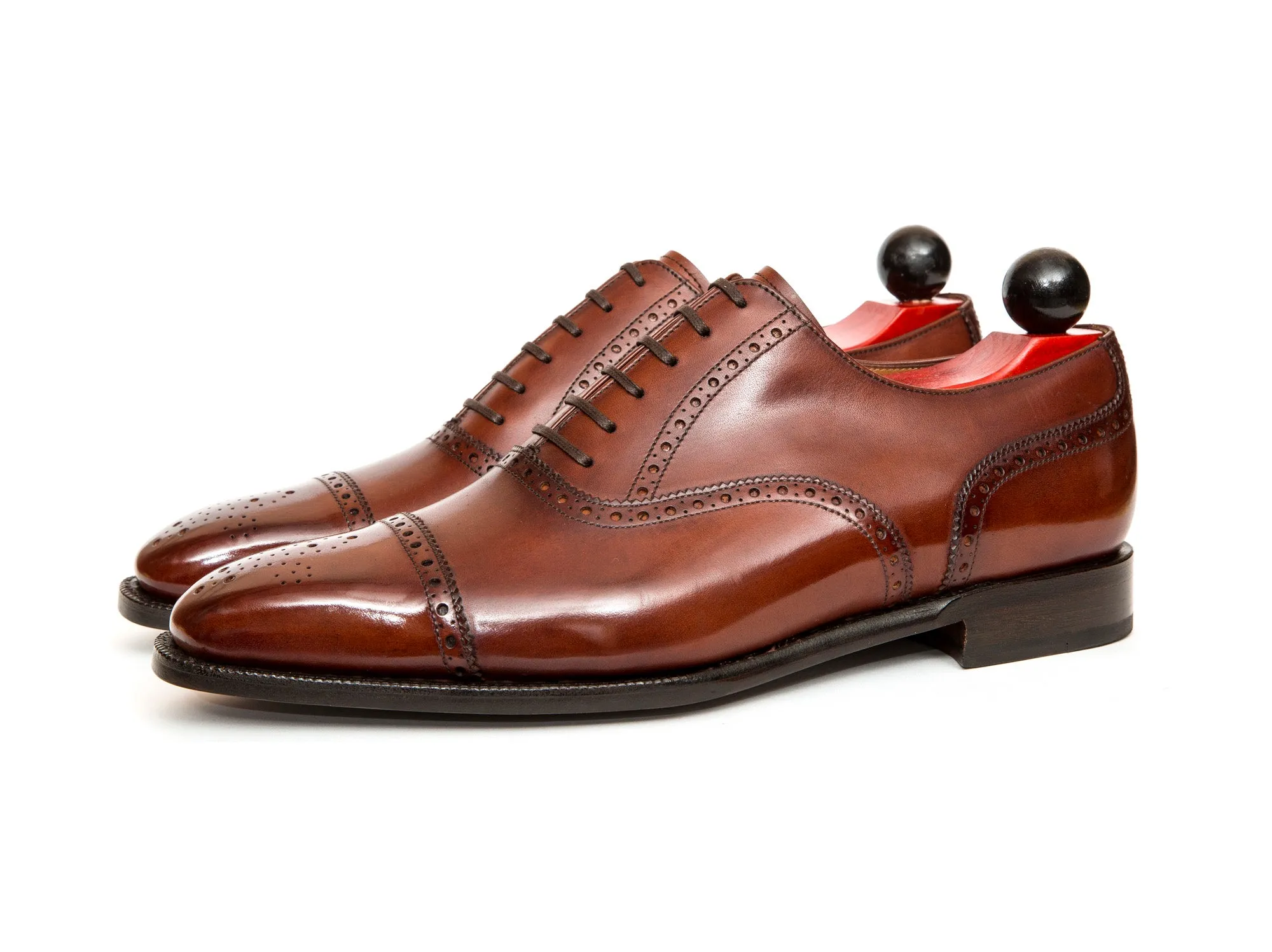 Auburn Calf Windermere Boots on MGF Last with Single Leather Sole