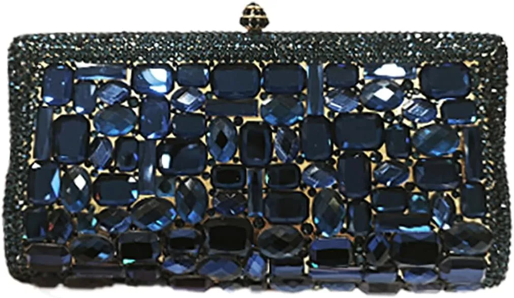 Woman Crystals Dinner Party Evening Clutch Bags Newest Style Handbag Diamond Evening Bag Wedding Bridal Purse