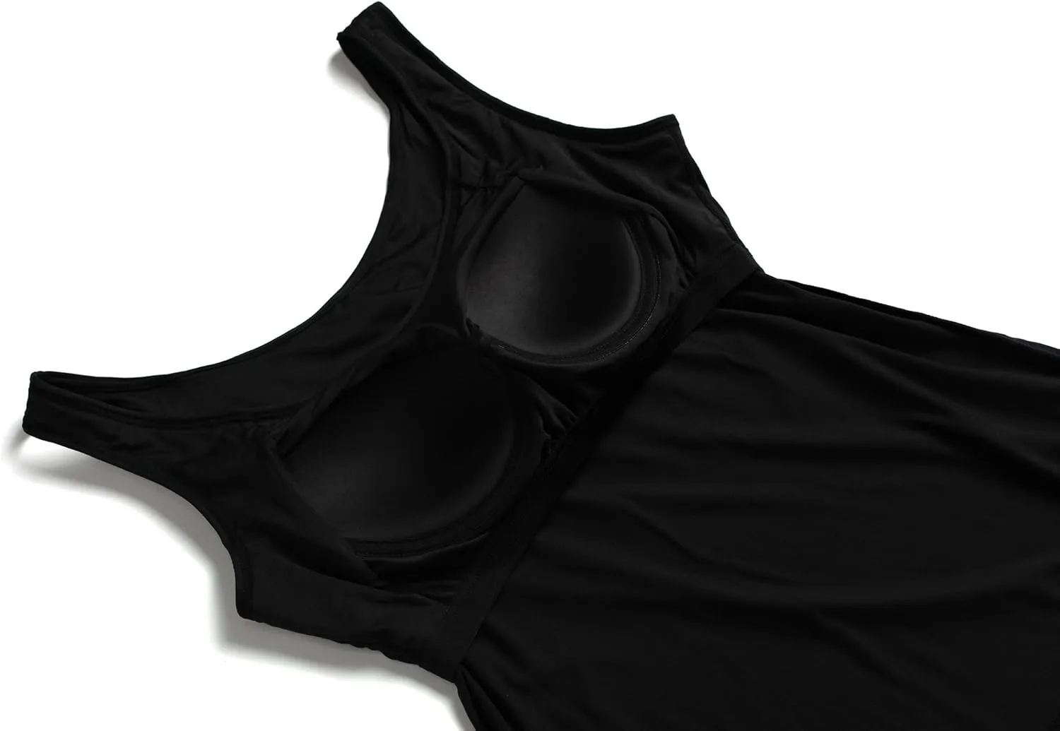Women Sleeveless Tank Top with Built in Padded Bra