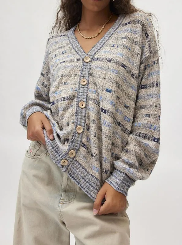 Women Y2k Plaid Cardigan Sweater Long Sleeve V-Neck Button Gingham Knit Coat Color Block Checkered Sweaters Jacket