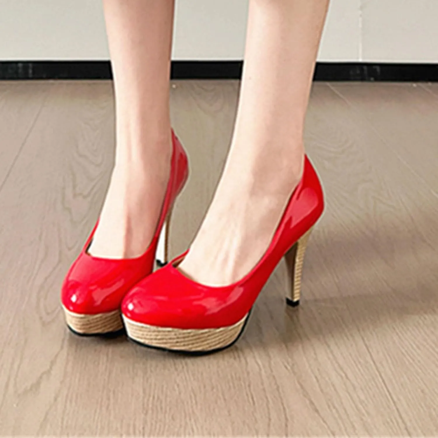 Women's Heels Classic Close Toe High Heels Chunky Platform Dress Pump Shoes Comfort Wedding Party Office Work Shoes