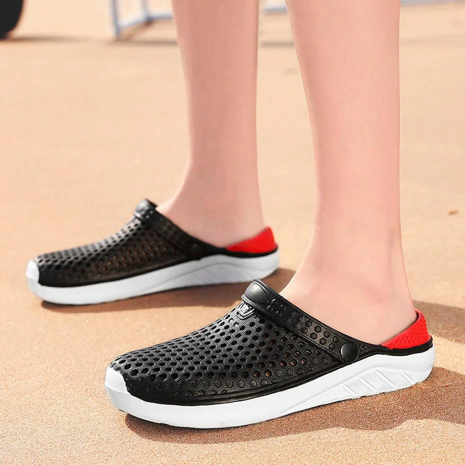 Womens Mens Sandals Anti-Skid Water Shoes Summer Garden Mules 2025 Trendy Heighten Shoes