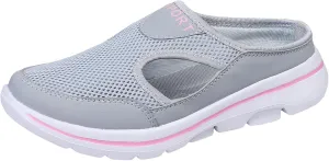 Women's Mules & Clogs Orthopedic Diabetic Mules Lightweight Open Back Shoes Comfort Closed Toe Walking Slides Casual Unisex Slippers Breathable Anti-Skid Sole Shoes