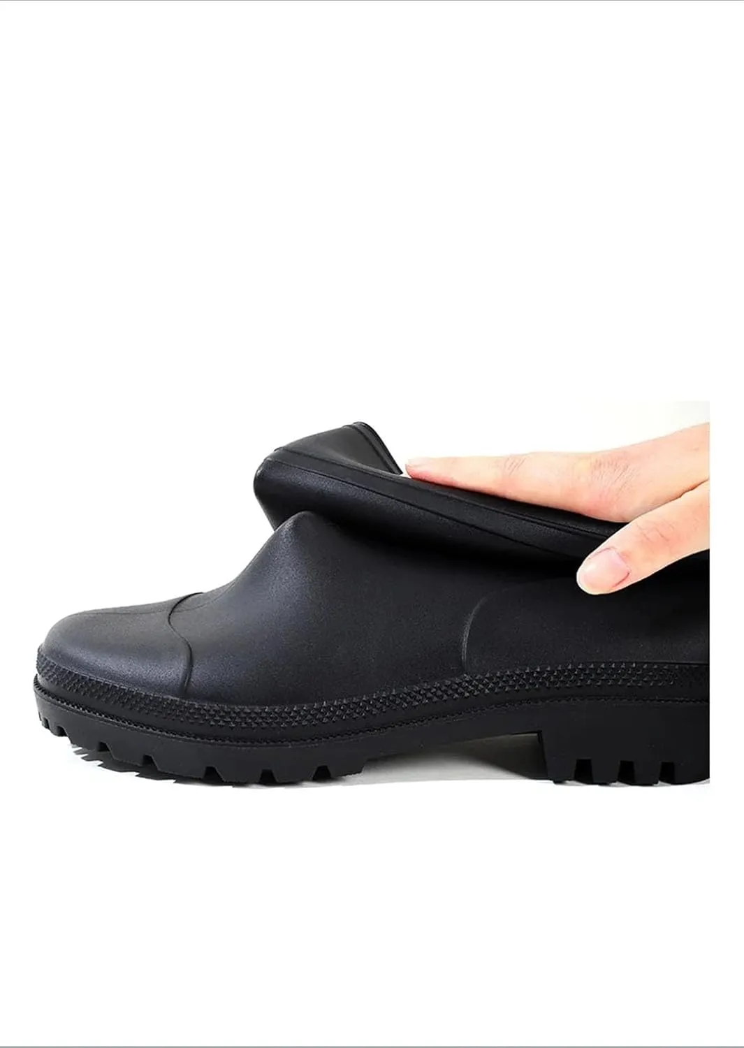 Women's Outdoor Rainy Day Rain Shoes Wear-Resistant Waterproof Rain Boots Non-Slip Construction Site Rubber Shoes