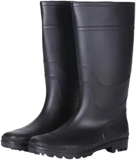 Women's Outdoor Rainy Day Rain Shoes Wear-Resistant Waterproof Rain Boots Non-Slip Construction Site Rubber Shoes
