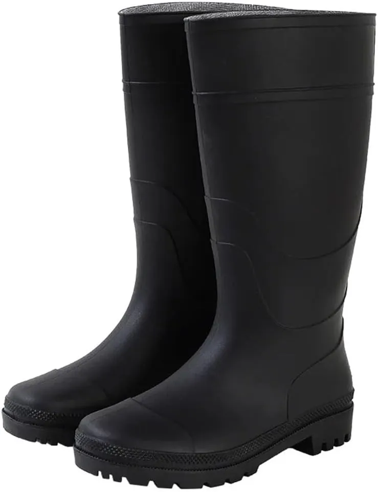 Women's Outdoor Rainy Day Rain Shoes Wear-Resistant Waterproof Rain Boots Non-Slip Construction Site Rubber Shoes