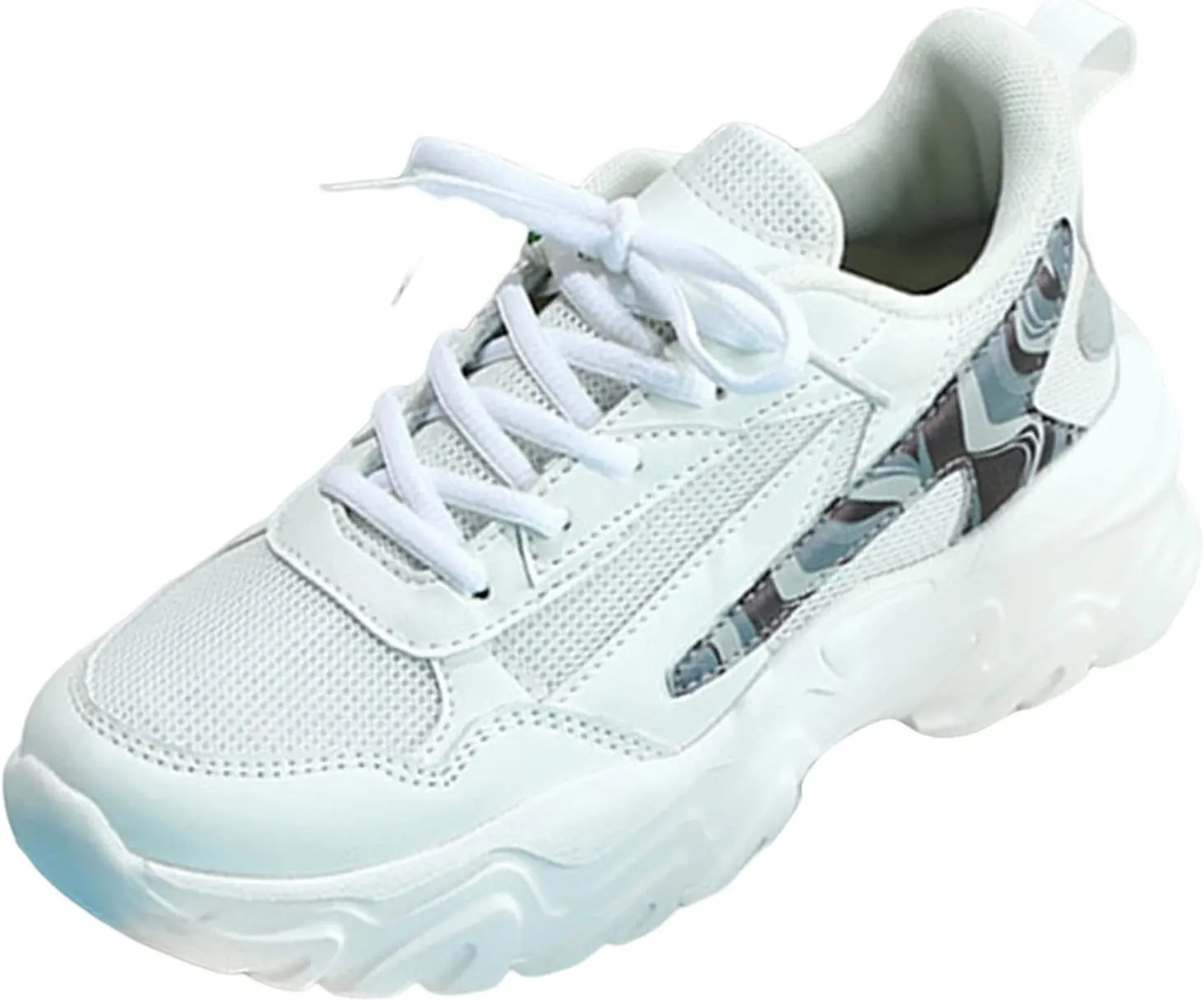 Womens Running Sneakers Lightweight Zapatos CModos Y Elegantes para Mujer De Vestir 10 Walking Shoes Women Brown White Sneakers for Women Platform Heel Zapatos De Gym para Mujer