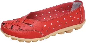 Women's Sandals Cowhide Leather Shoes Loafers Flats Sandals Orthopedic Loafers in Breathable Leather Cowhide Women's Comfortable Loafer Casual Fashion Flats Shoes 2025