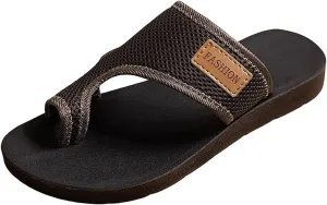 Womens Slide Sandals with Arch Support Breathable Mesh Hollow with Toe Loop Summer Casual Flats Slippers Orthotic Orthopedic Lightweight Comfortable Athletic Plantar Fasciitis Sandal Flip Flops