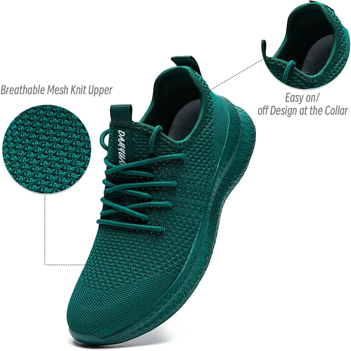 Womens Walking Running Shoes Sneakers Slip On Sport Tennis Athletic Gym Shoes Casual Lightweight Breathable Non Slip Workout Fashion Workout Trainers Shoe