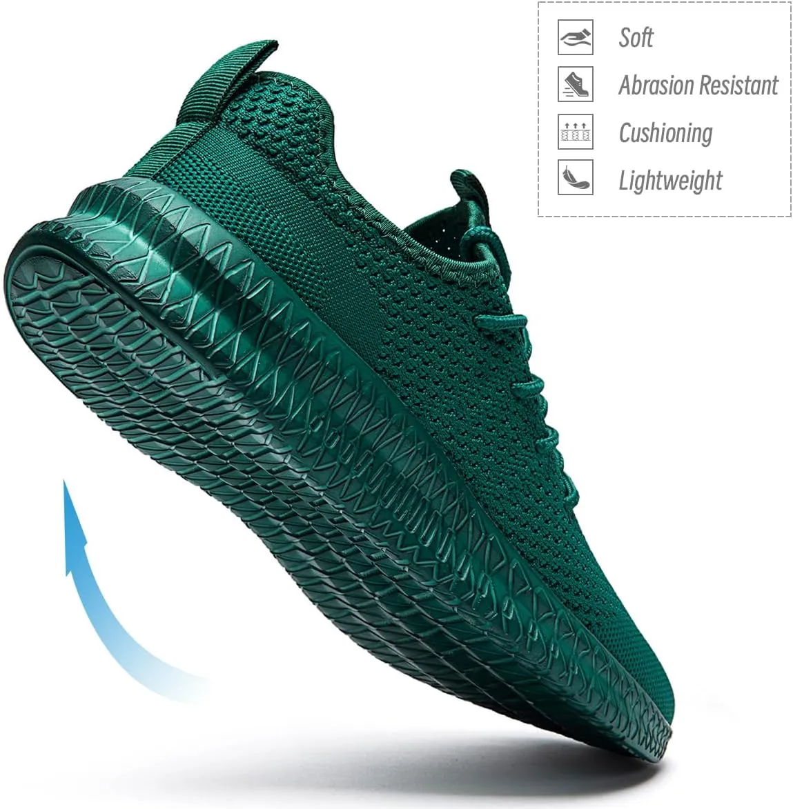 Womens Walking Running Shoes Sneakers Slip On Sport Tennis Athletic Gym Shoes Casual Lightweight Breathable Non Slip Workout Fashion Workout Trainers Shoe