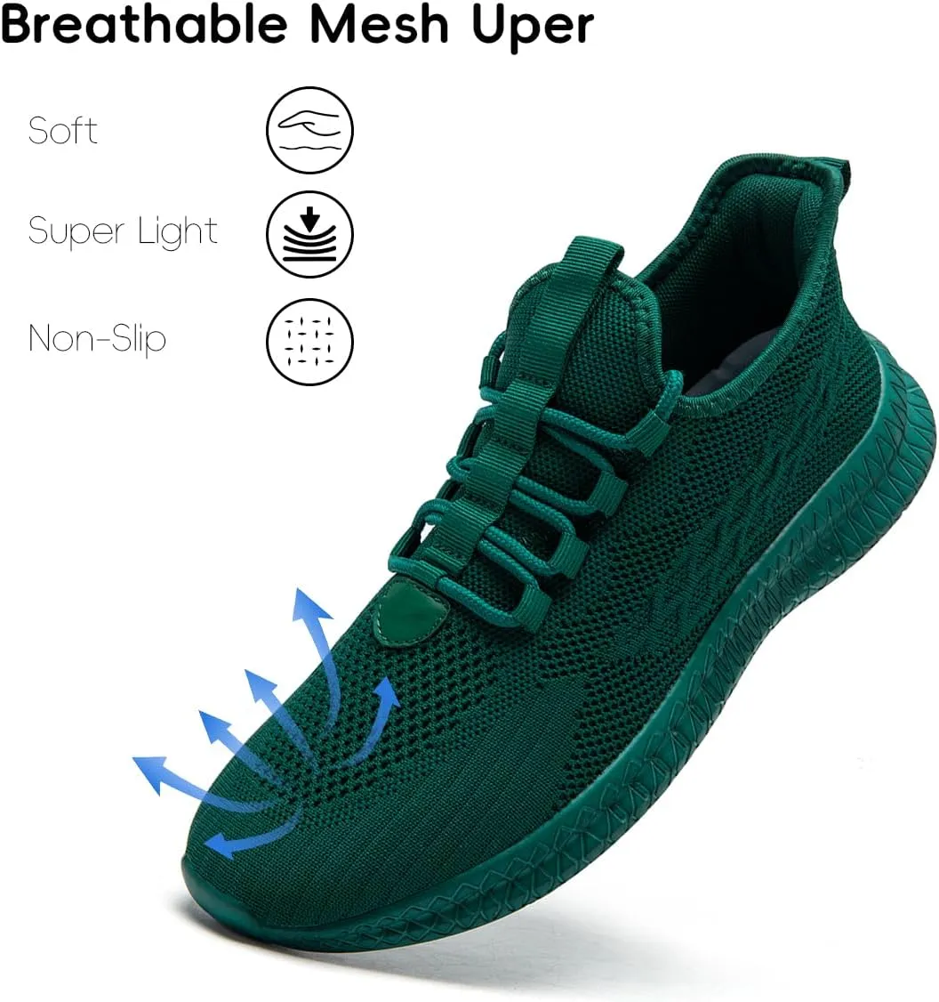 Women's Walking Shoes Casual Slip on Running Tennis Shoes Lightweight Breathable Non Slip Athletic Fashion Mesh Workout Casual Sports Sneakers