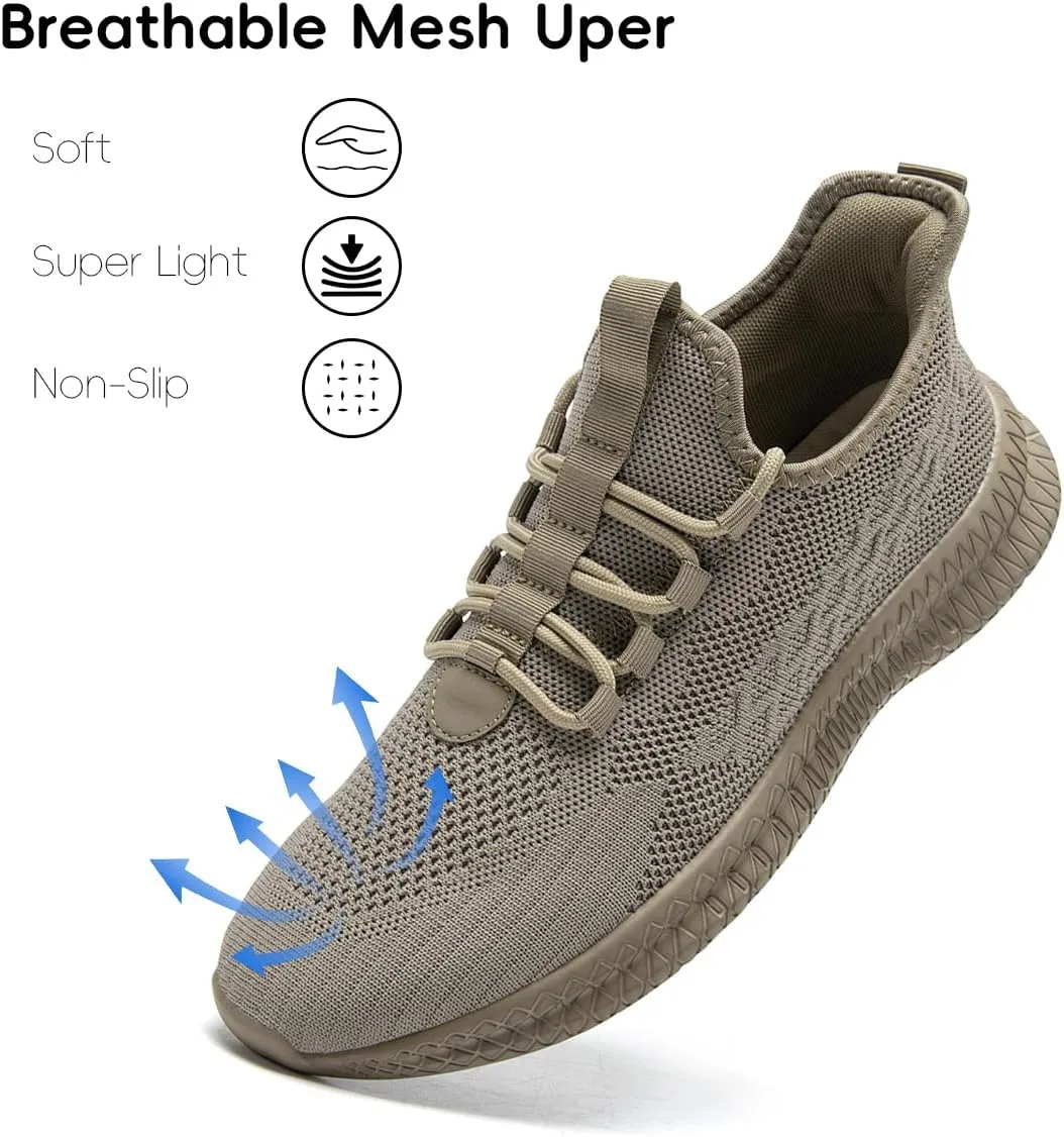 Women's Walking Shoes Casual Slip on Running Tennis Shoes Lightweight Breathable Non Slip Athletic Fashion Mesh Workout Casual Sports Sneakers