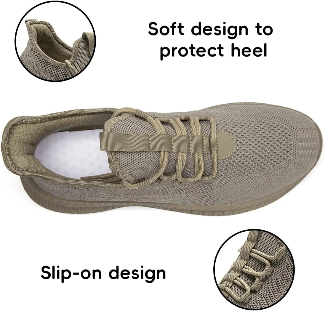 Women's Walking Shoes Casual Slip on Running Tennis Shoes Lightweight Breathable Non Slip Athletic Fashion Mesh Workout Casual Sports Sneakers