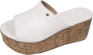 Womens Wedge Sandals Platform Slide on Sandals Fashion Toe Wedges Shoes Open Toe Cork Faux Suede Dress Summer Slippers Shoes Cork Faux Suede Slippers 2025