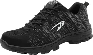 Work Safety Shoes for Men Womens,Lightweight Safety Shoes Slip Resistant Work Sneaker Breathable Puncture Proof Shoes