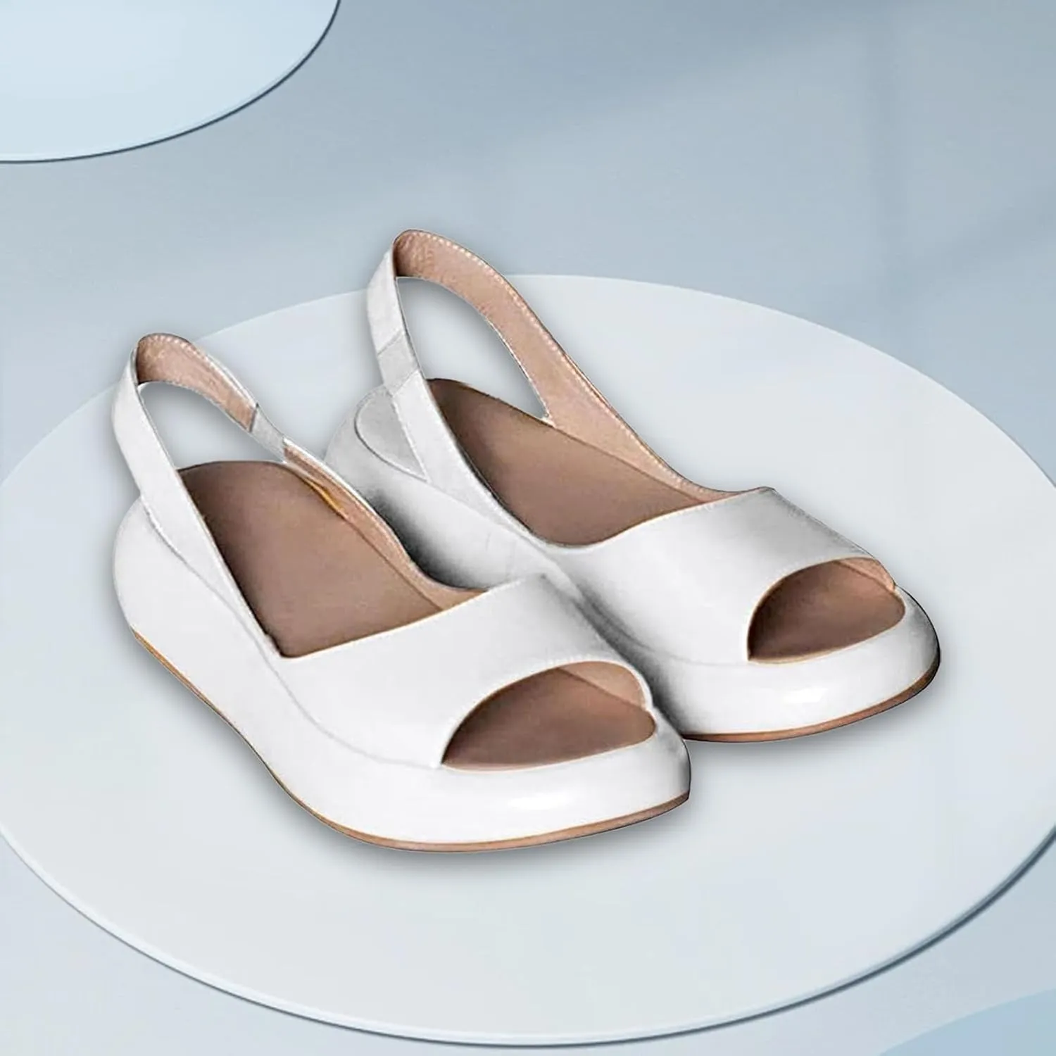 Yifare Sandals with Straps Washable Slingback Orthopedic Slide Sport Sandals Casual Flat Corrective Shoes