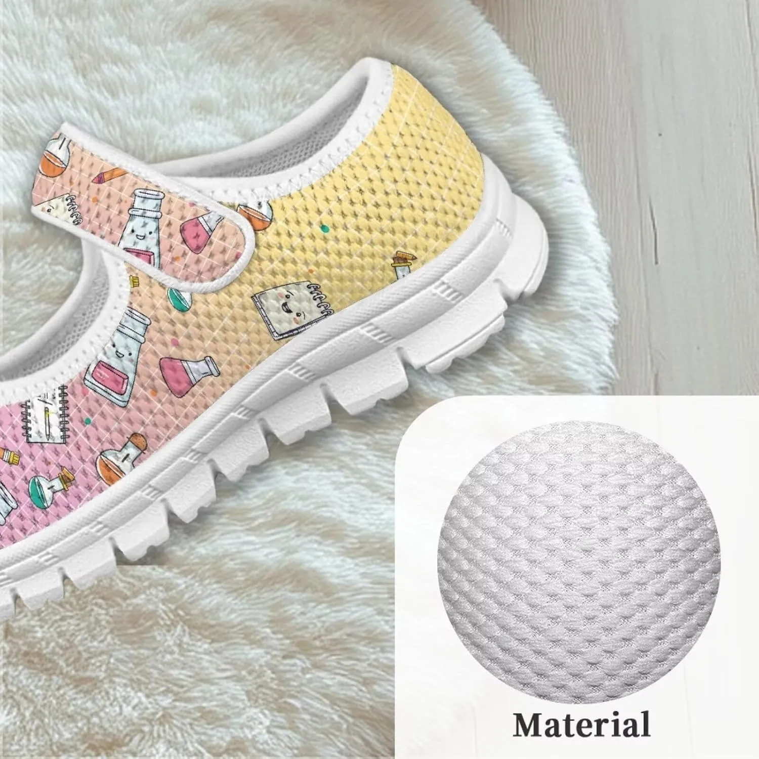 Yzaoxia Girls Sneakers 100 Days for School Shoes Tennis Shoes Hook and Loop Shoes Slip On Sneakes Walking Casual Sport Shoes Flat Footwear Trainers School Gym Outdoor
