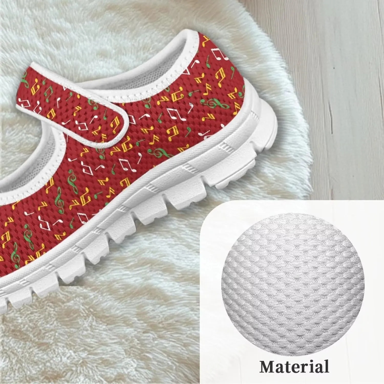 Yzaoxia Little or Big Kids Christmas Shoes Girls Slip On Sneakers Hook and Loop Walking Running Athletic Shoes Lightweight Barefoot Shoes Tennis Sport Shoes Footwear Trainers Outdoor Gym School