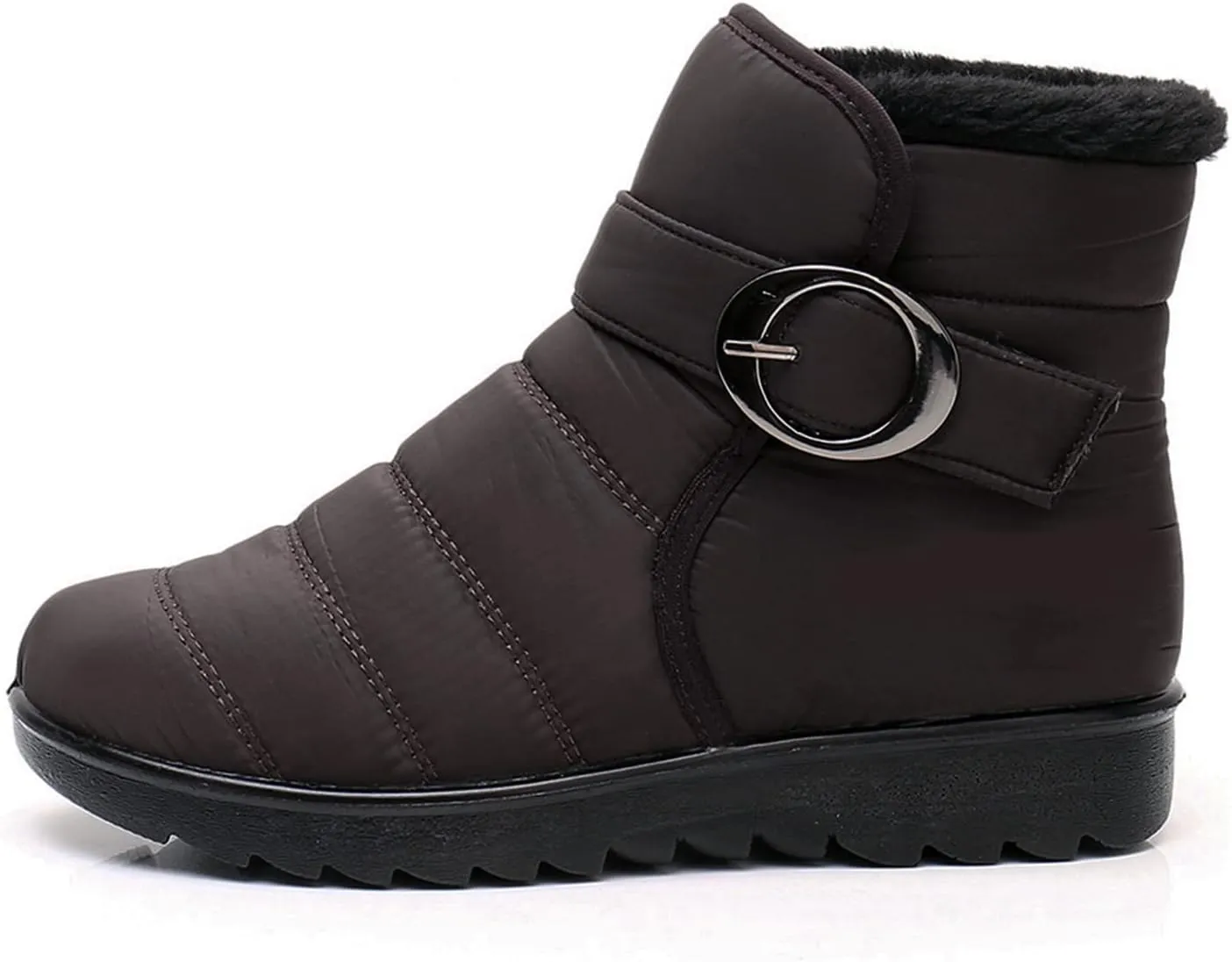 ZBYY Womens Winter Snow Boots with Warm Lining Comfortable Non Slip Waterproof Ankle Boots Outdoor Hiking Walking Platform Shoes